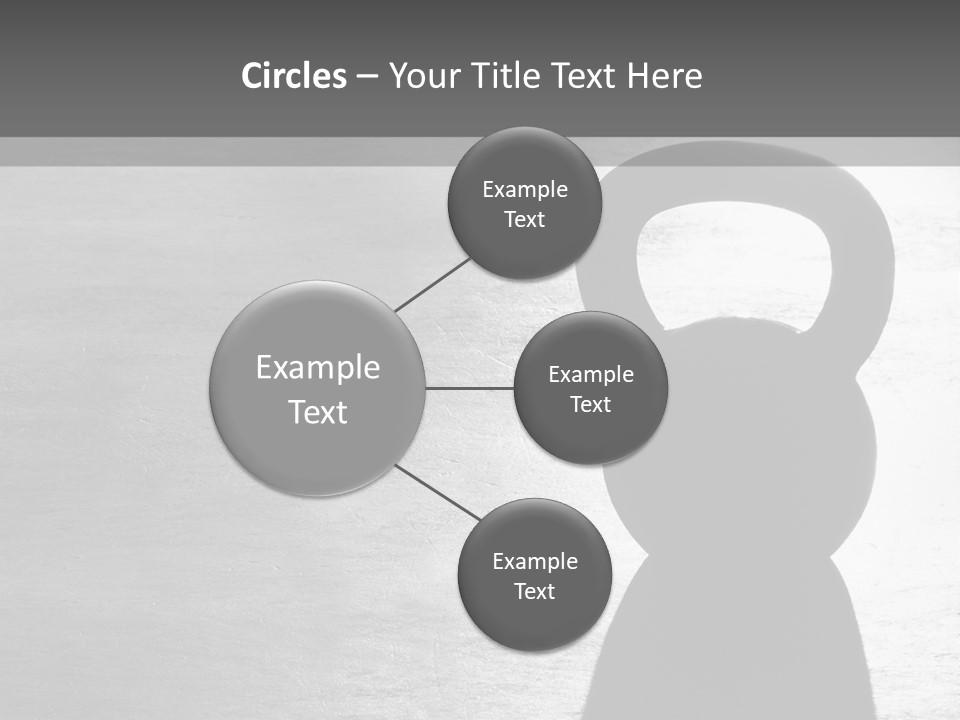 Kettlebell On The Floor PowerPoint Template