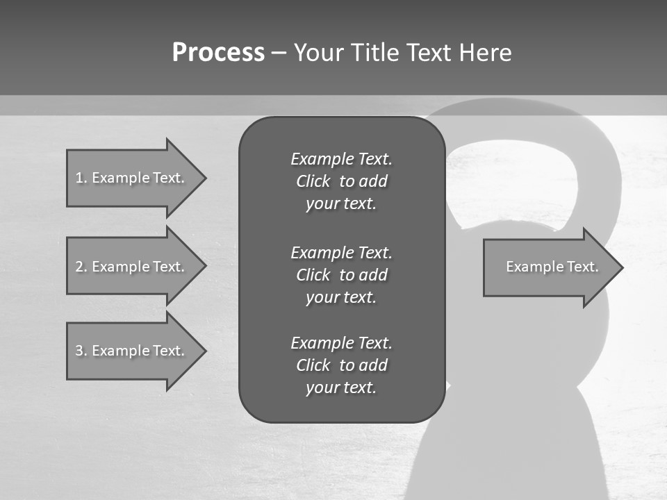 Kettlebell On The Floor PowerPoint Template