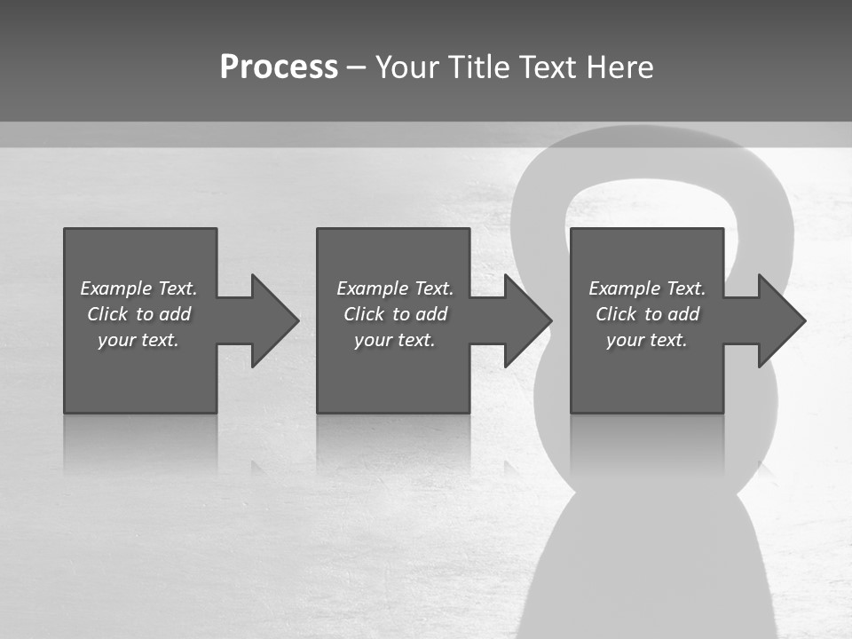 Kettlebell On The Floor PowerPoint Template