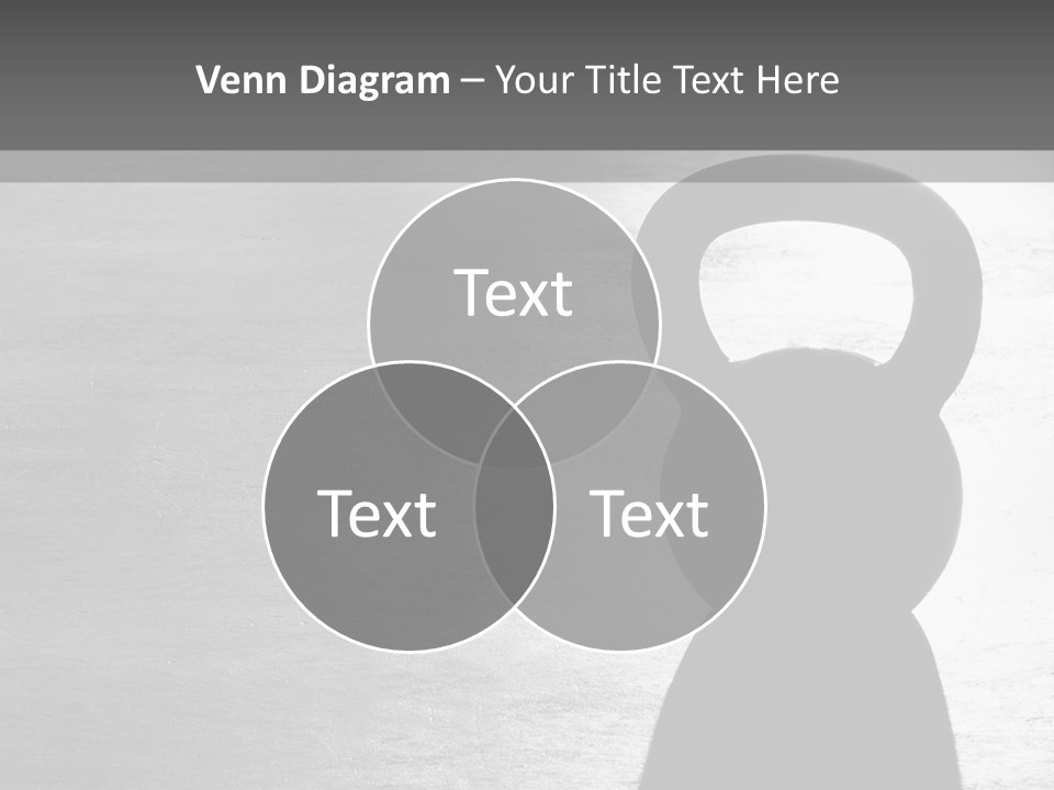 Kettlebell On The Floor PowerPoint Template