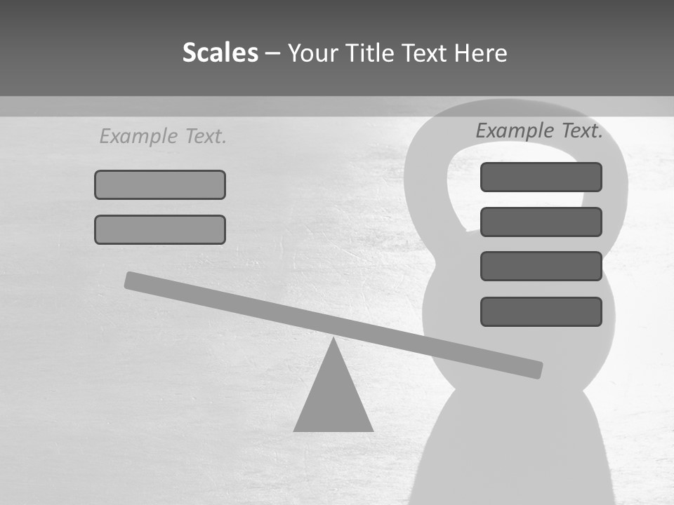 Kettlebell On The Floor PowerPoint Template