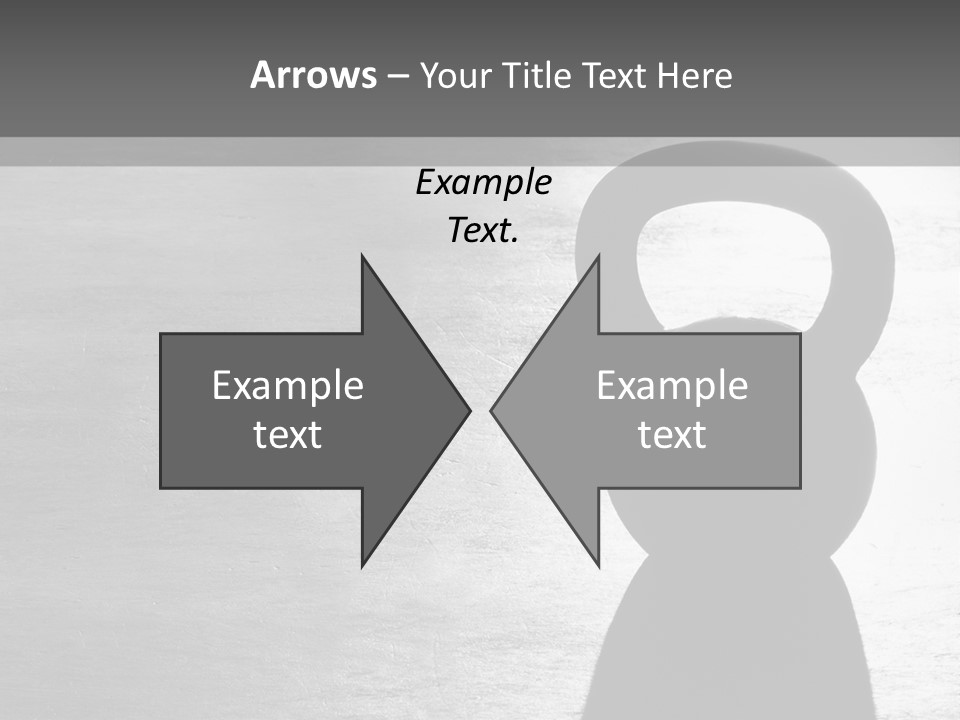 Kettlebell On The Floor PowerPoint Template