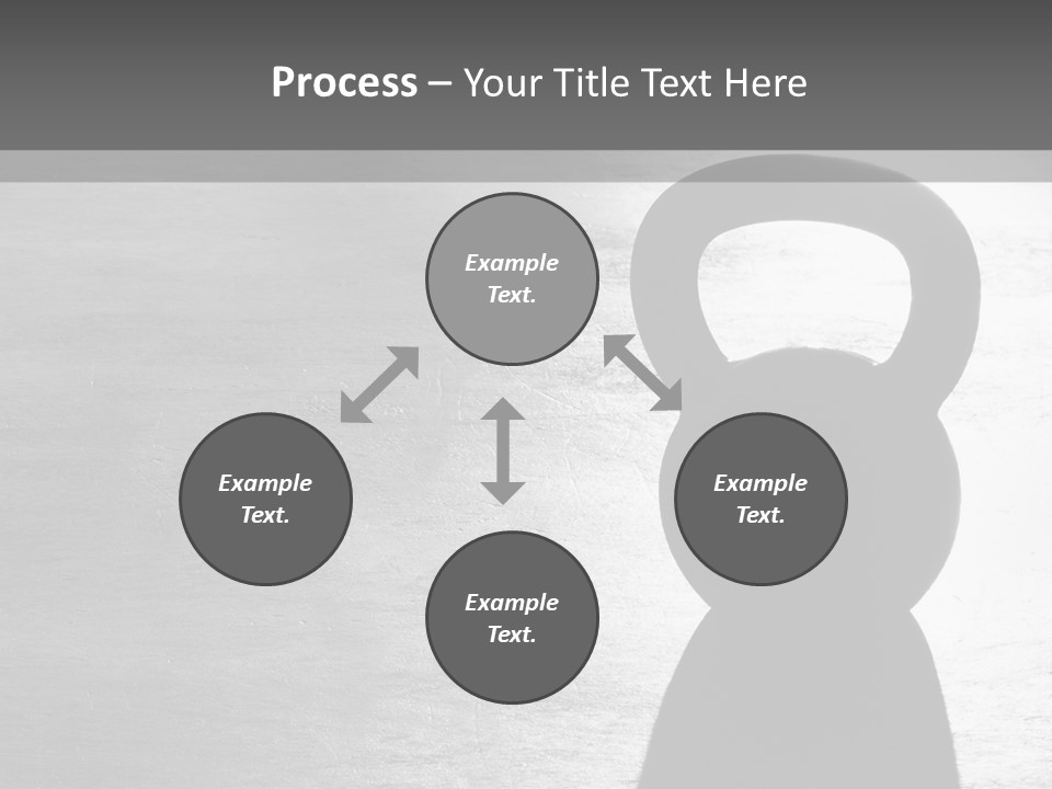 Kettlebell On The Floor PowerPoint Template