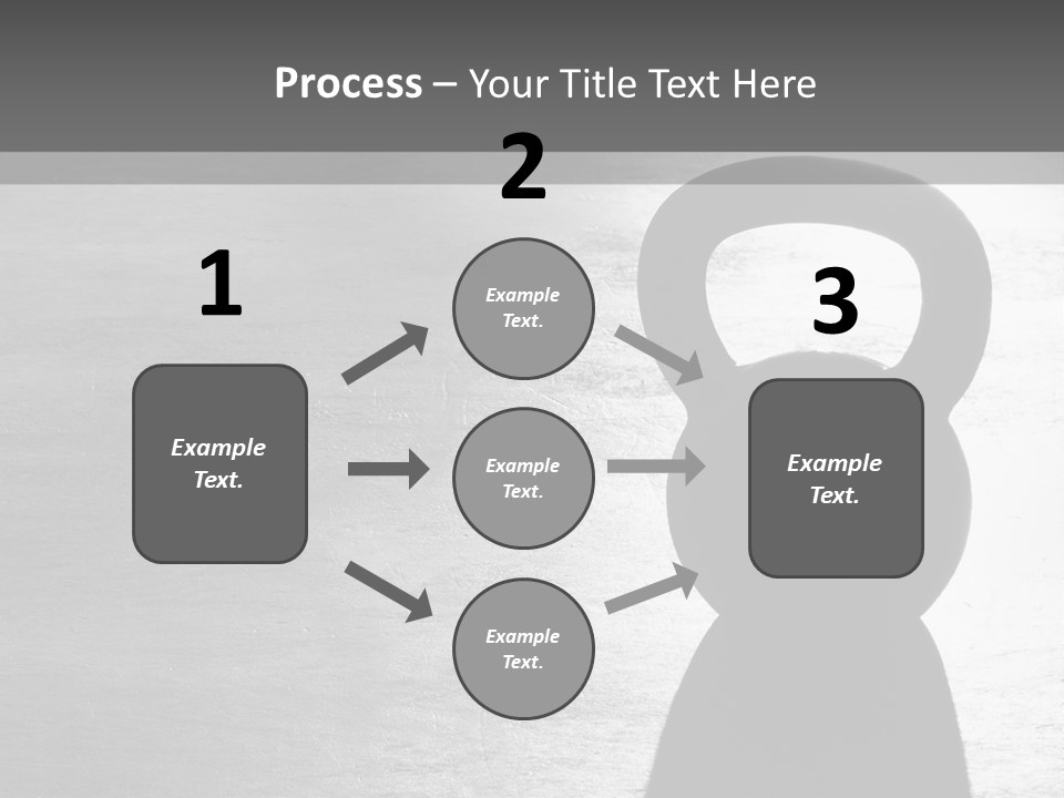 Kettlebell On The Floor PowerPoint Template