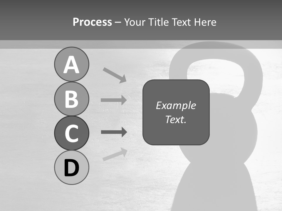 Kettlebell On The Floor PowerPoint Template