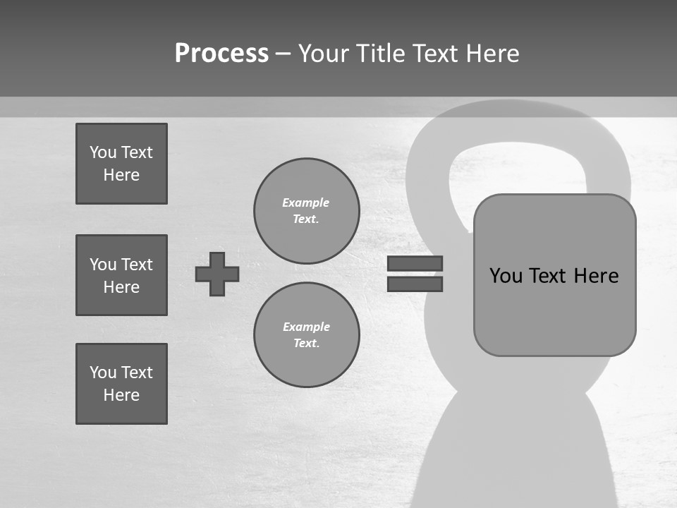 Kettlebell On The Floor PowerPoint Template