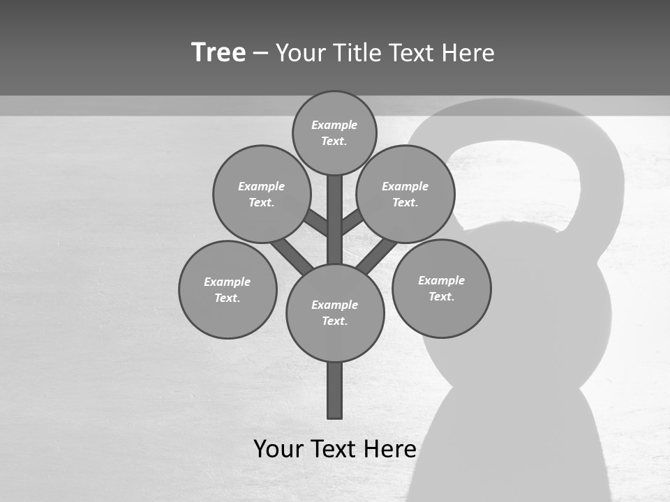 Kettlebell On The Floor PowerPoint Template