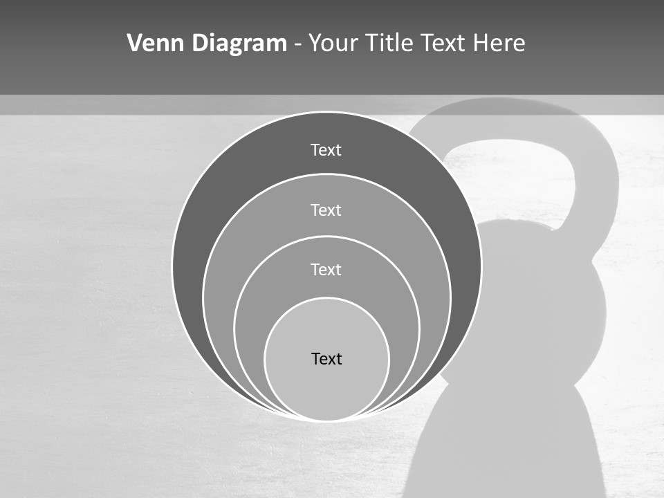 Kettlebell On The Floor PowerPoint Template