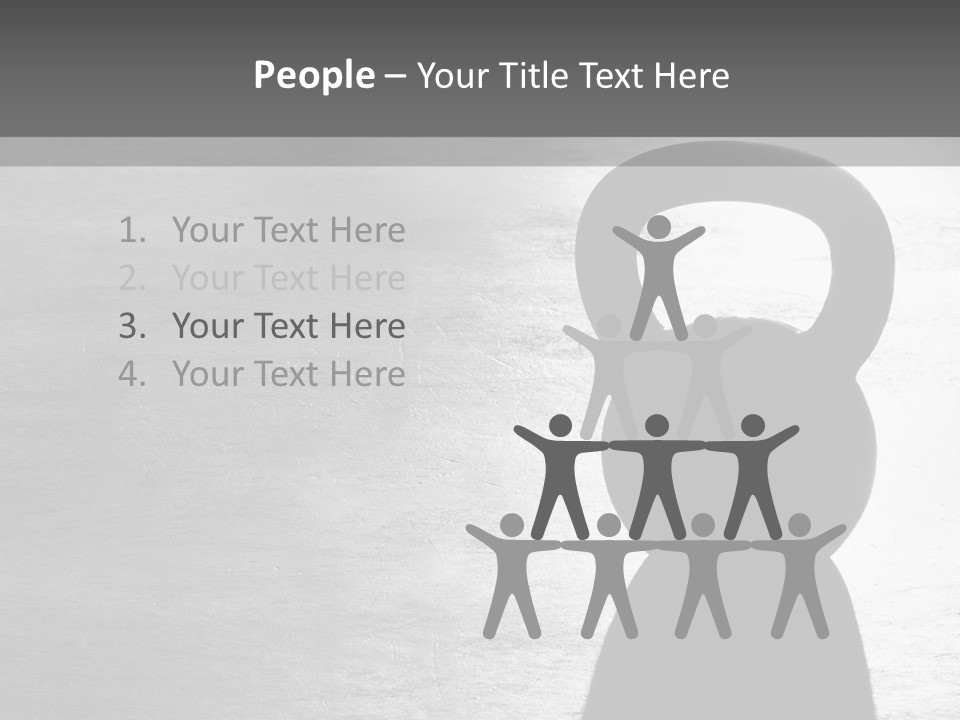 Kettlebell On The Floor PowerPoint Template