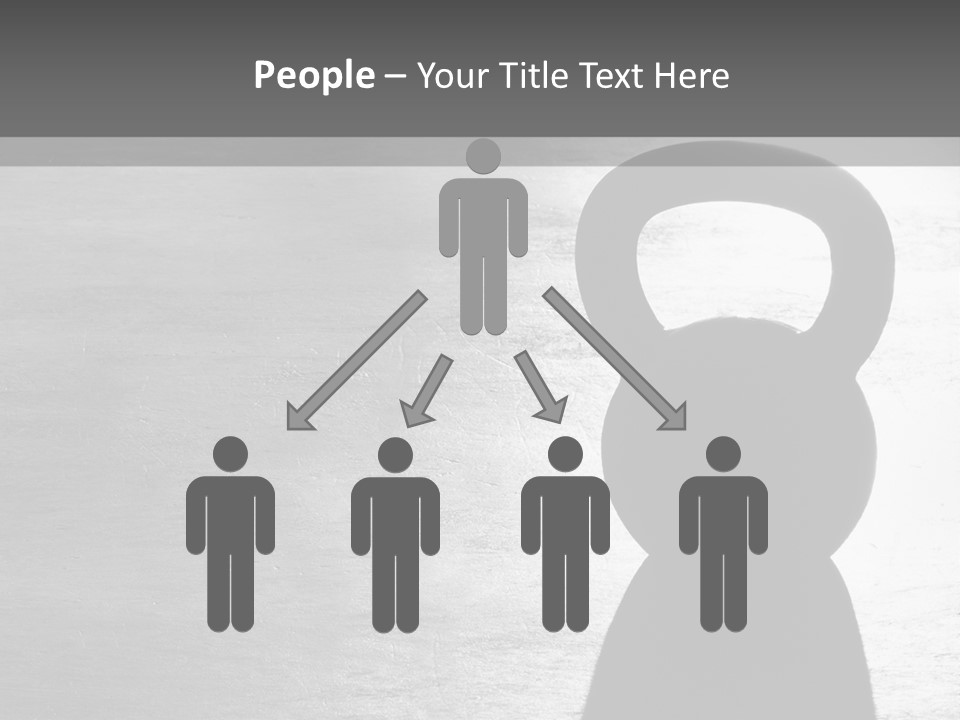 Kettlebell On The Floor PowerPoint Template