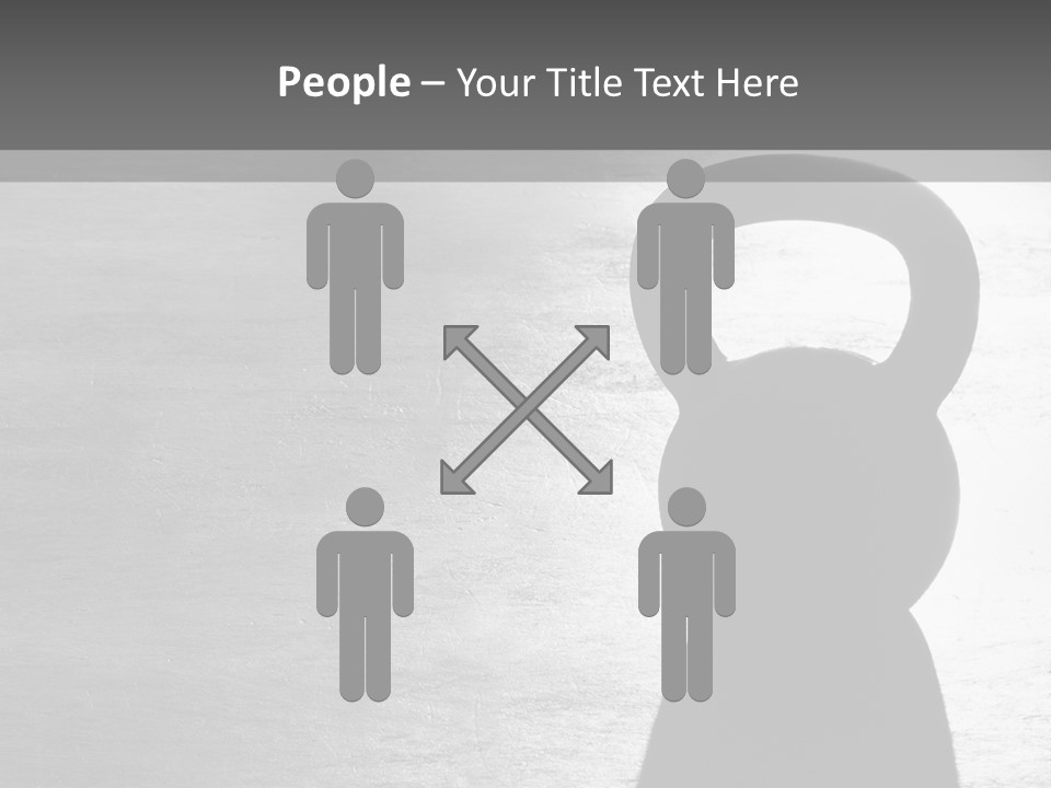 Kettlebell On The Floor PowerPoint Template