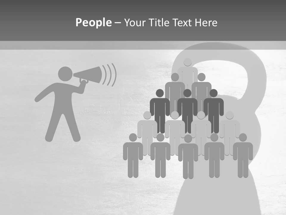 Kettlebell On The Floor PowerPoint Template