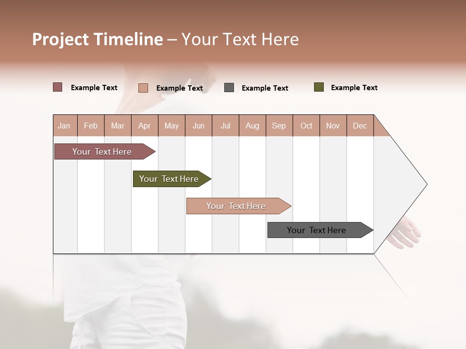 The Girl In Nature Smiles With Ease PowerPoint Template
