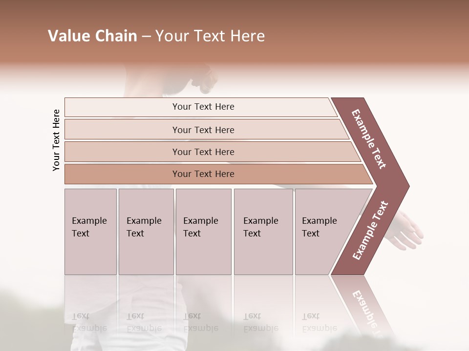 The Girl In Nature Smiles With Ease PowerPoint Template