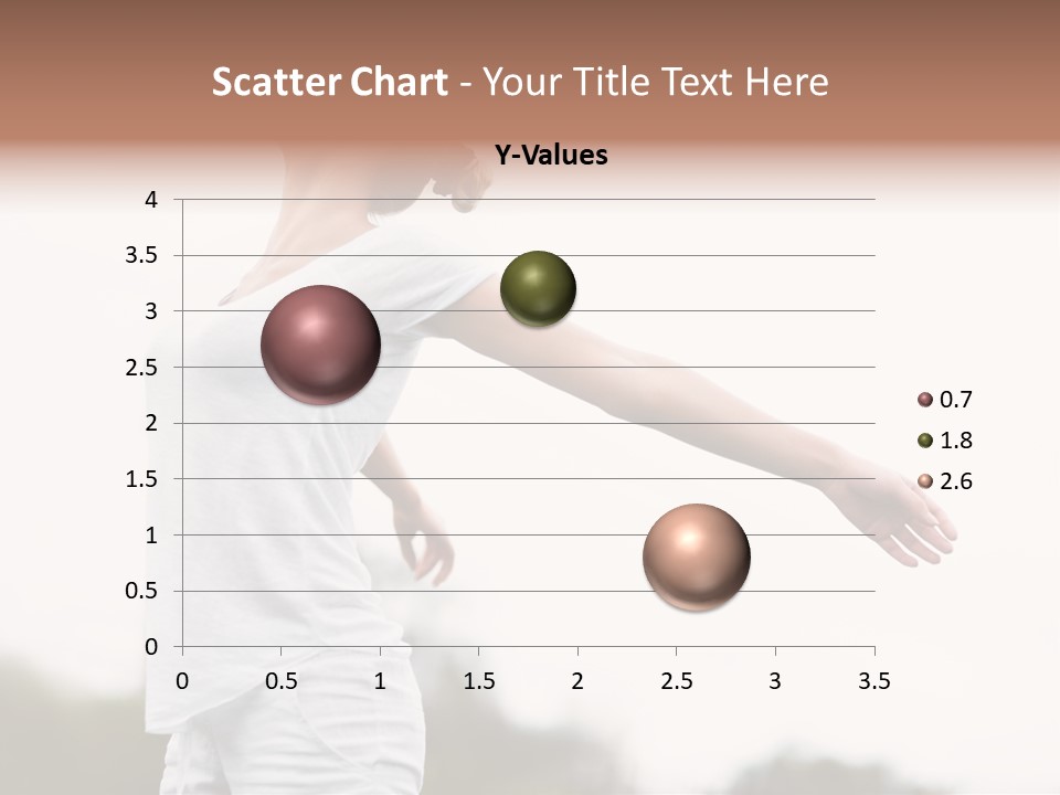 The Girl In Nature Smiles With Ease PowerPoint Template