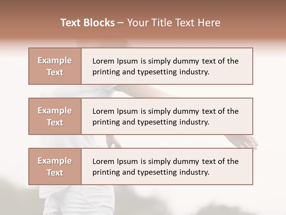 The Girl In Nature Smiles With Ease PowerPoint Template