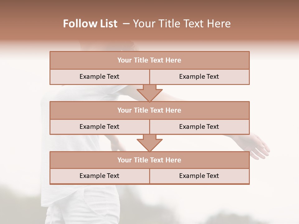 The Girl In Nature Smiles With Ease PowerPoint Template