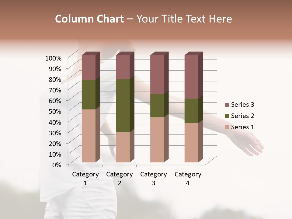 The Girl In Nature Smiles With Ease PowerPoint Template