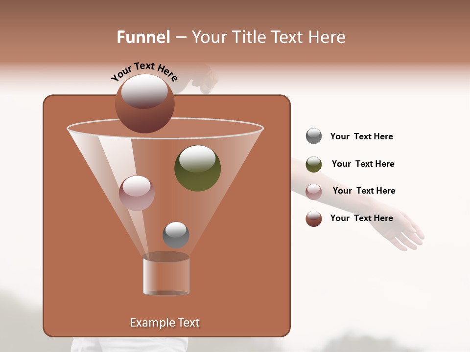 The Girl In Nature Smiles With Ease PowerPoint Template