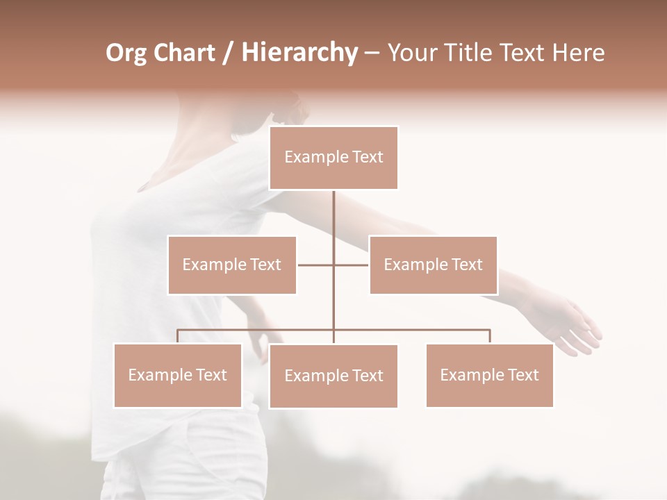 The Girl In Nature Smiles With Ease PowerPoint Template