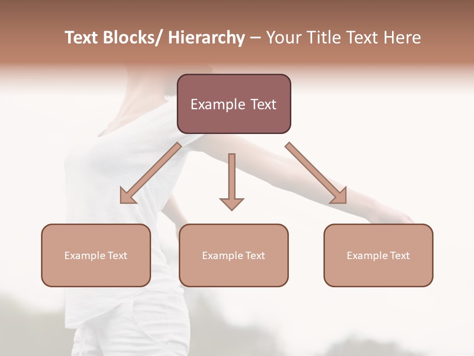 The Girl In Nature Smiles With Ease PowerPoint Template