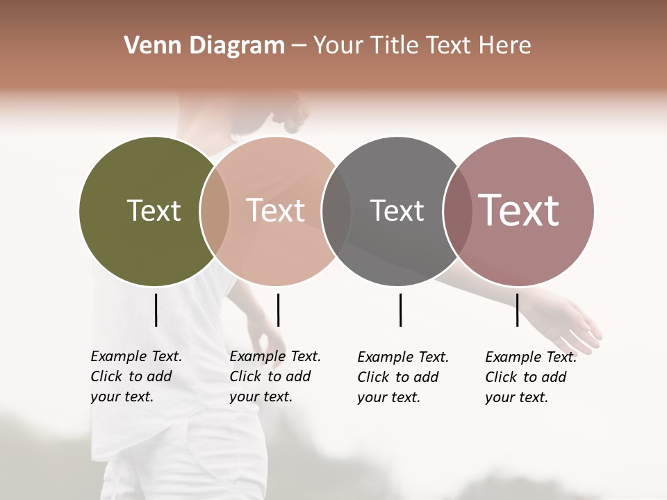 The Girl In Nature Smiles With Ease PowerPoint Template