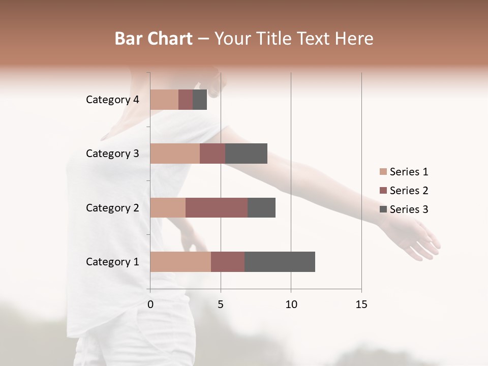 The Girl In Nature Smiles With Ease PowerPoint Template