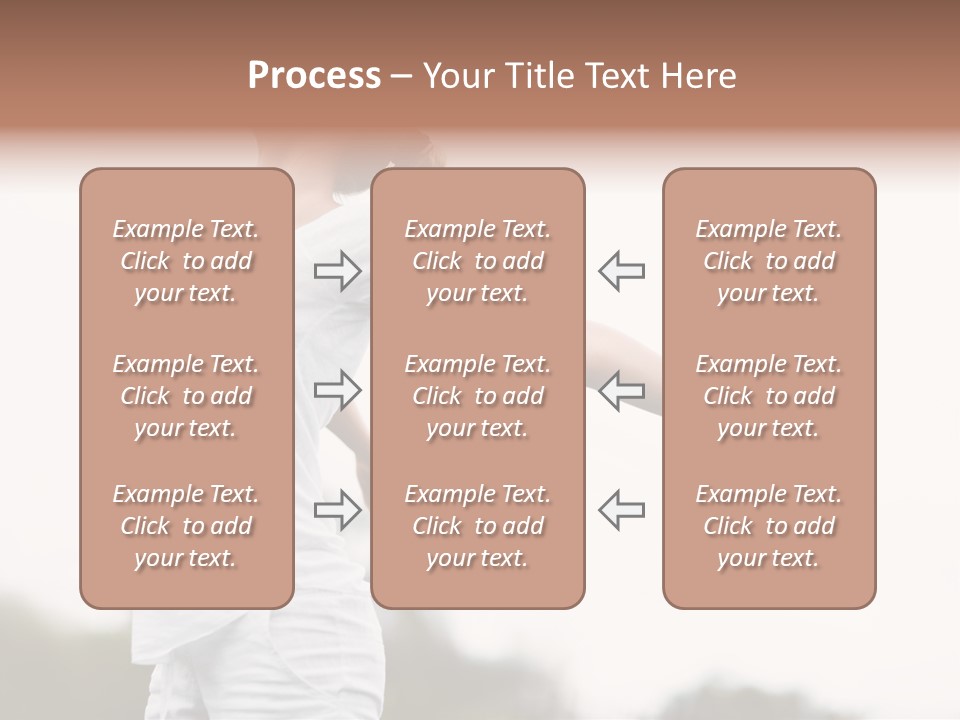 The Girl In Nature Smiles With Ease PowerPoint Template