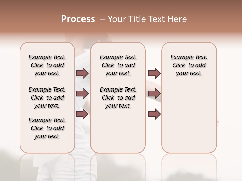The Girl In Nature Smiles With Ease PowerPoint Template