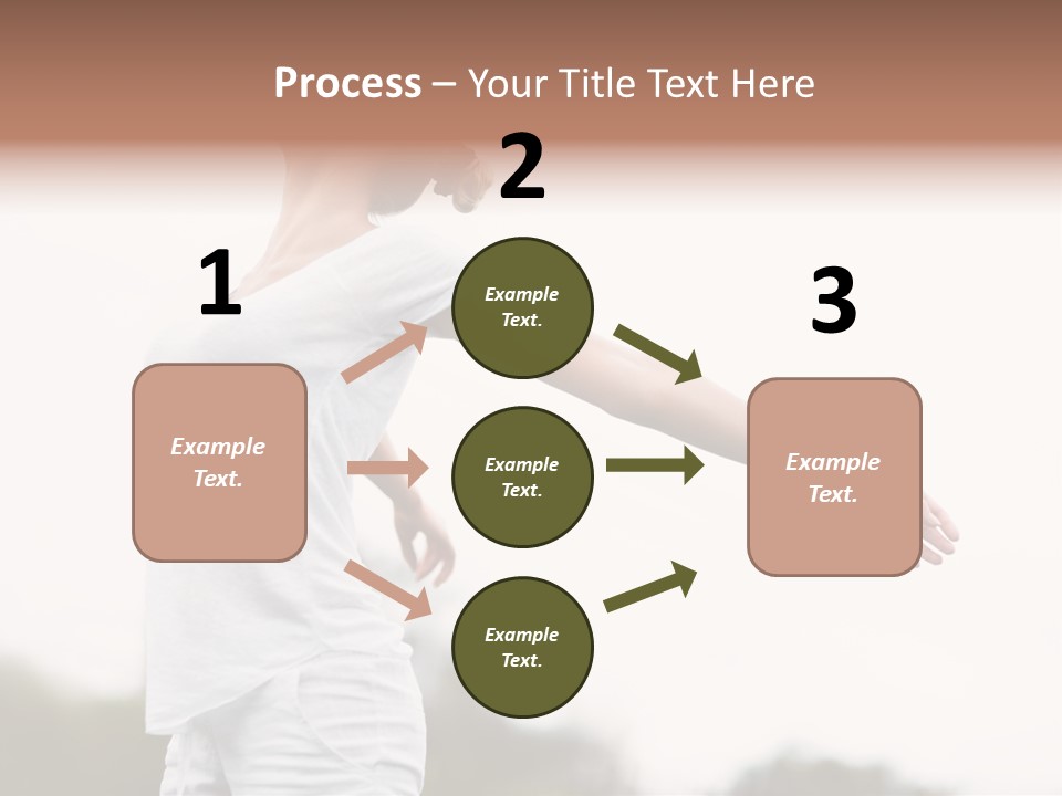 The Girl In Nature Smiles With Ease PowerPoint Template