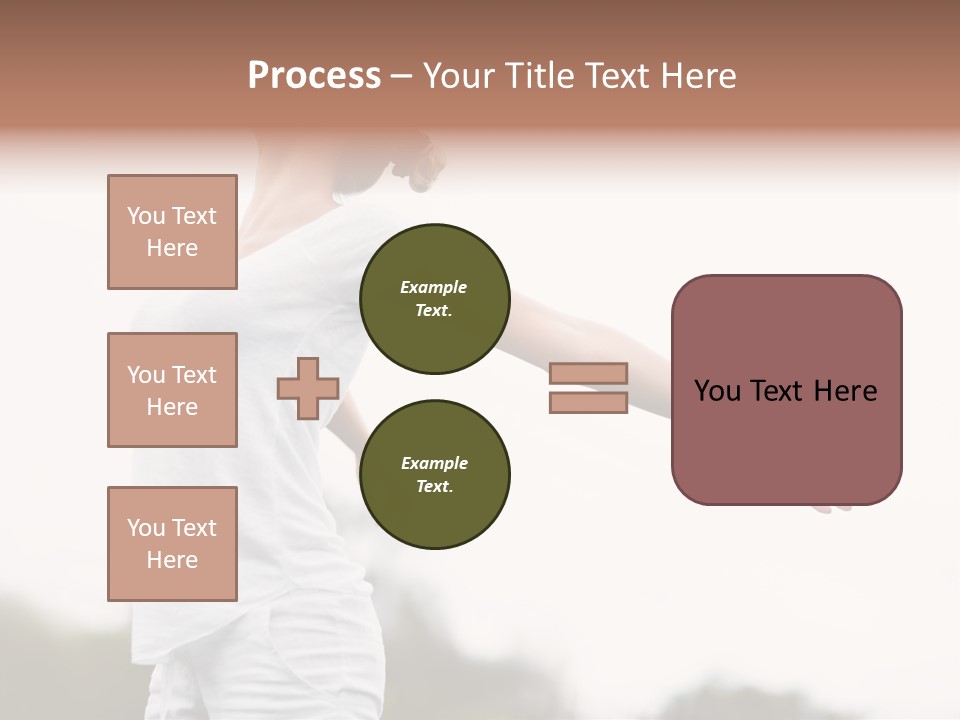 The Girl In Nature Smiles With Ease PowerPoint Template