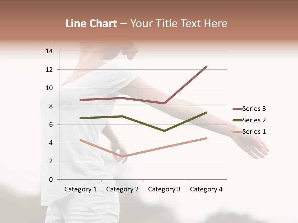 The Girl In Nature Smiles With Ease PowerPoint Template