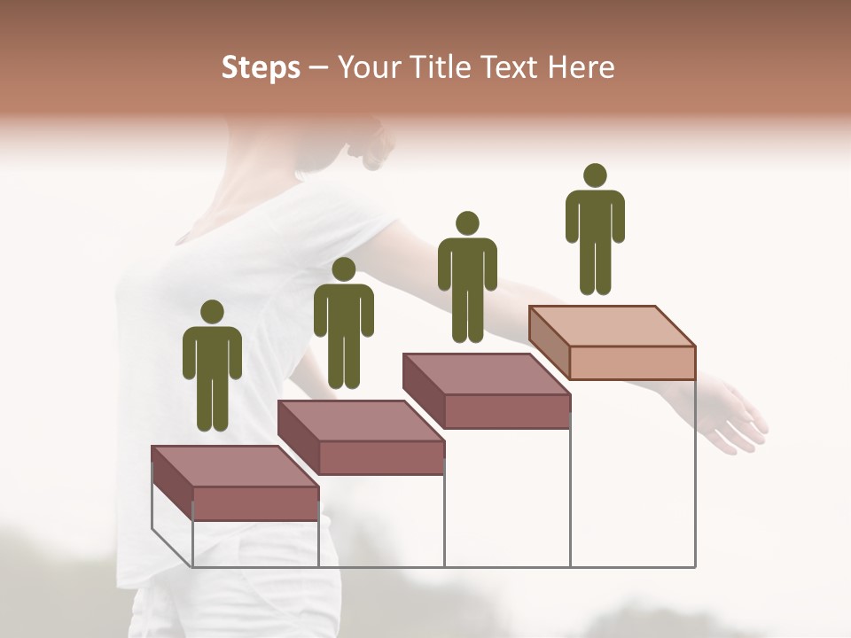 The Girl In Nature Smiles With Ease PowerPoint Template