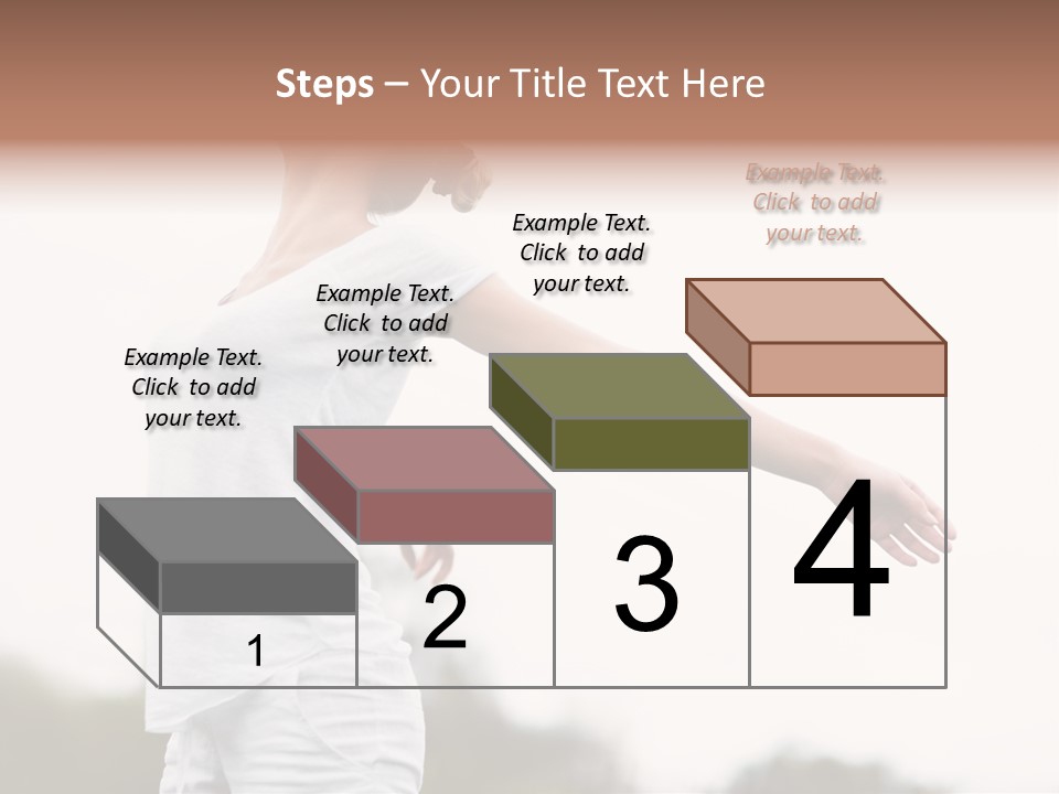 The Girl In Nature Smiles With Ease PowerPoint Template