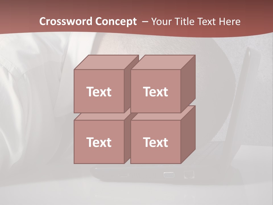 Headache From Work PowerPoint Template
