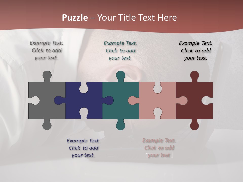 Headache From Work PowerPoint Template