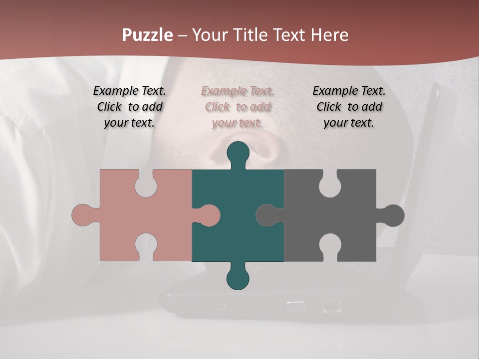 Headache From Work PowerPoint Template