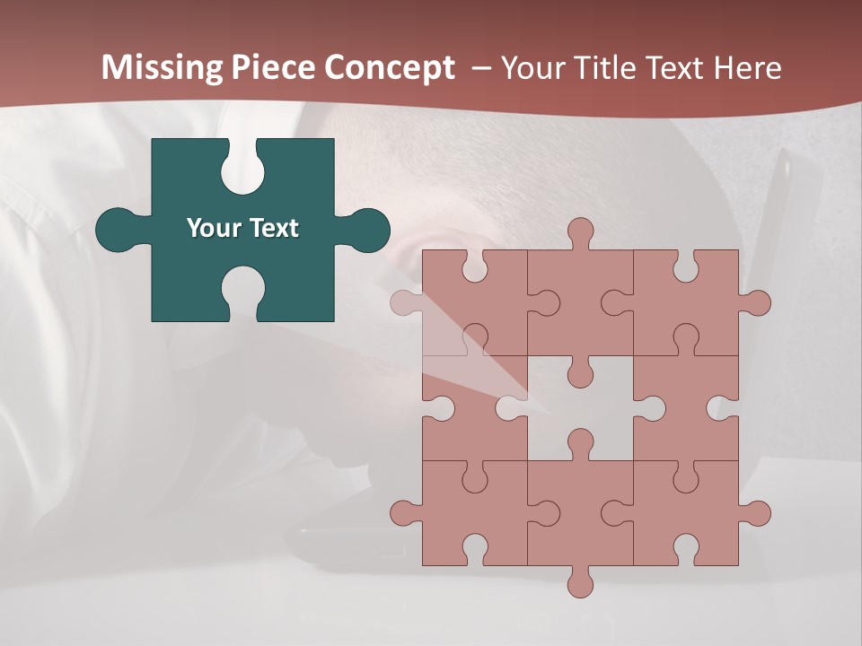 Headache From Work PowerPoint Template