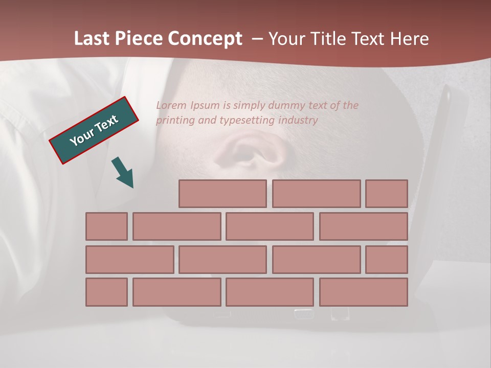 Headache From Work PowerPoint Template