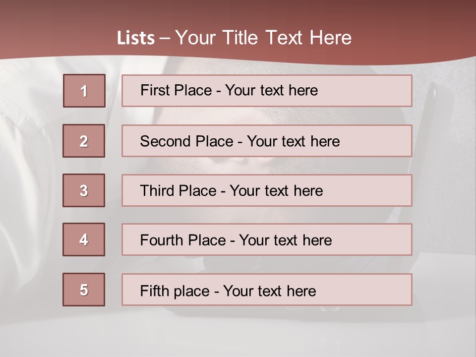 Headache From Work PowerPoint Template