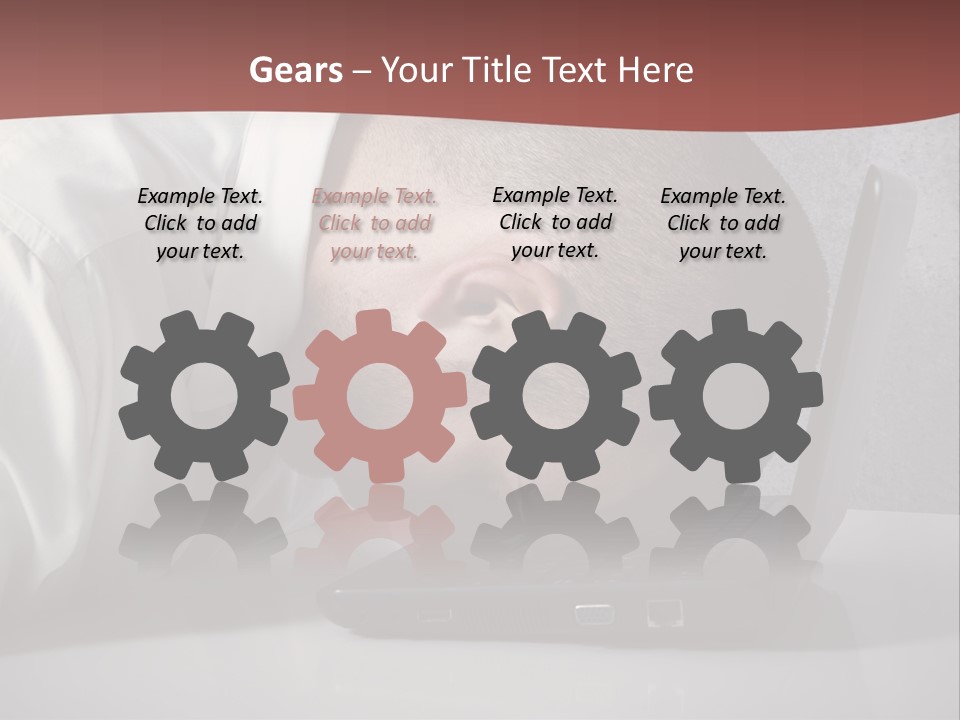 Headache From Work PowerPoint Template