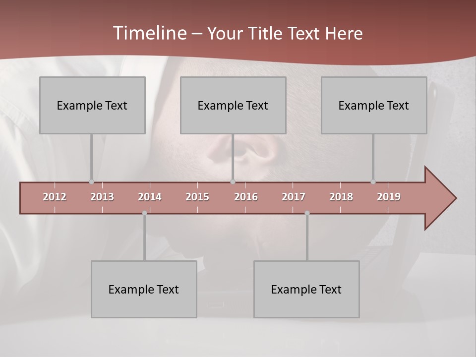 Headache From Work PowerPoint Template