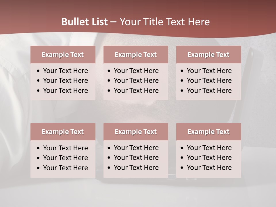 Headache From Work PowerPoint Template