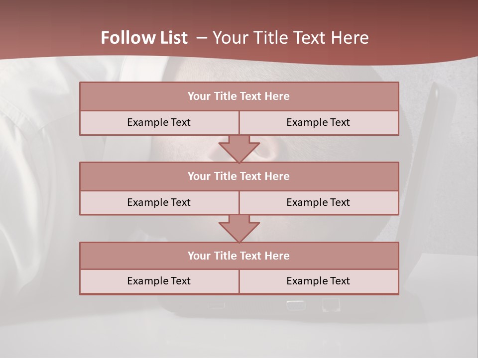 Headache From Work PowerPoint Template