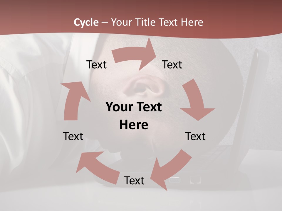 Headache From Work PowerPoint Template