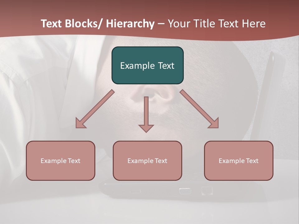 Headache From Work PowerPoint Template