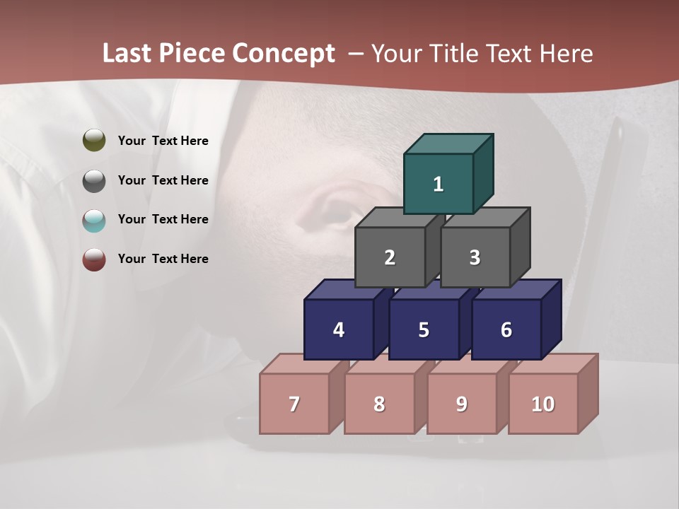 Headache From Work PowerPoint Template