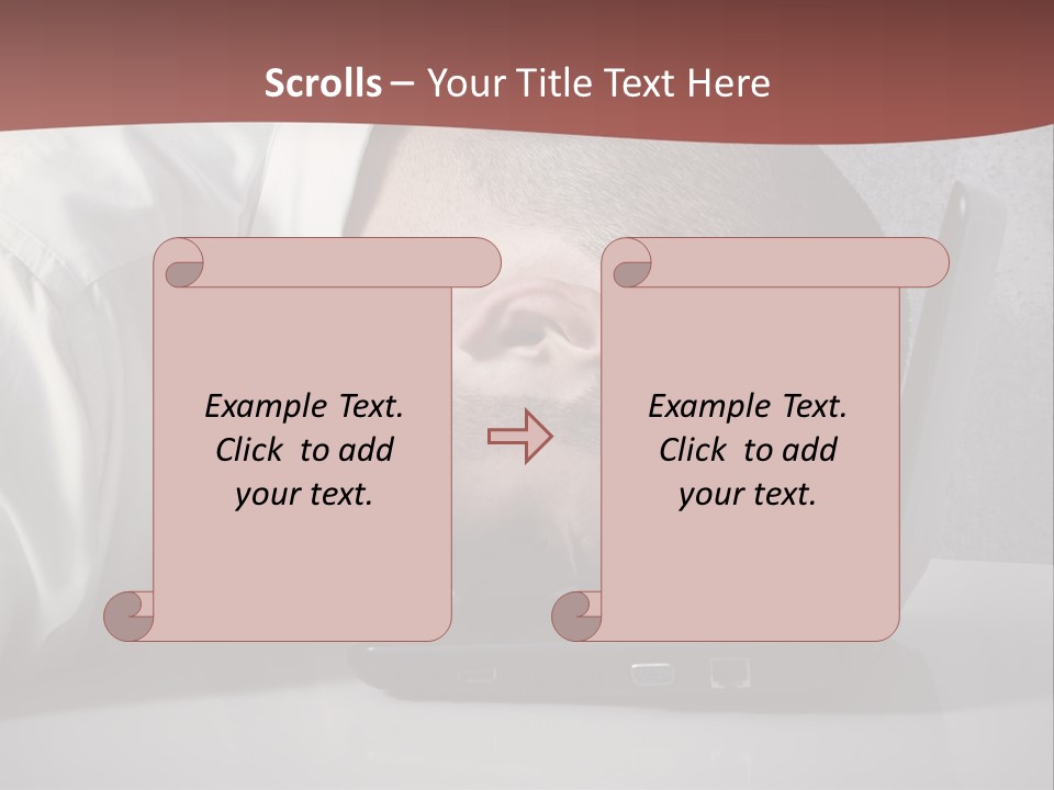 Headache From Work PowerPoint Template