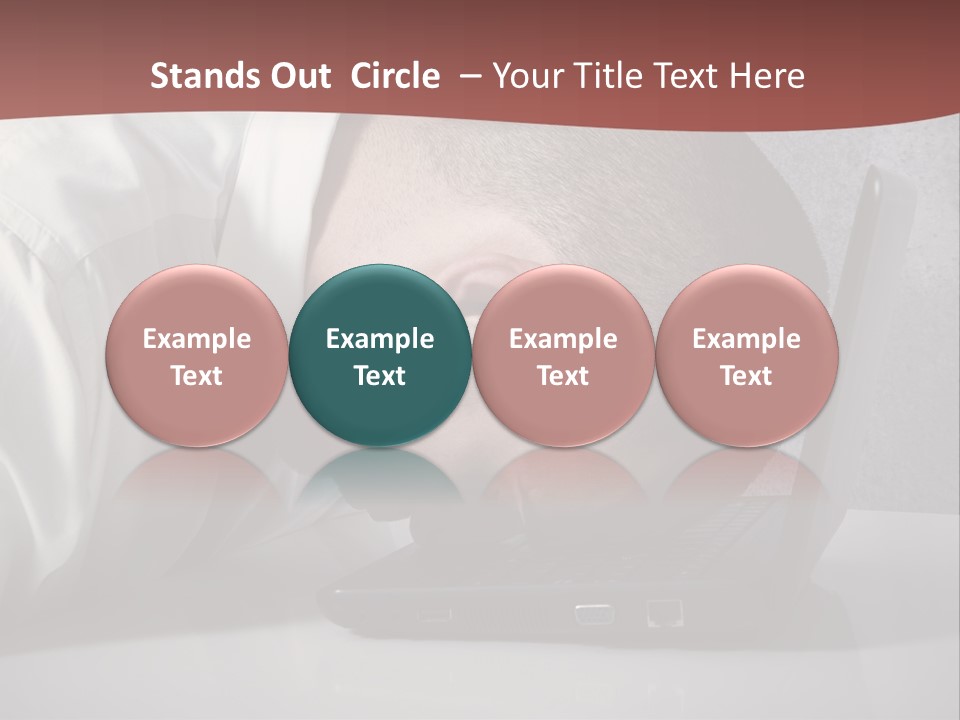 Headache From Work PowerPoint Template