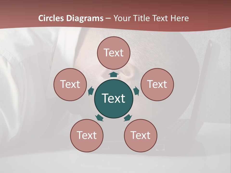 Headache From Work PowerPoint Template